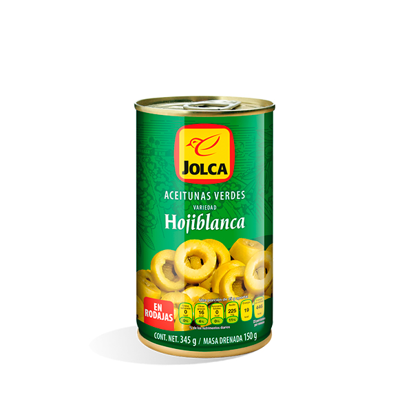 Aceituna Jolca Verde Rodaja 350g