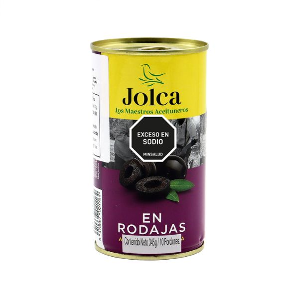 Aceituna Jolca  Negra Rodaja 345g