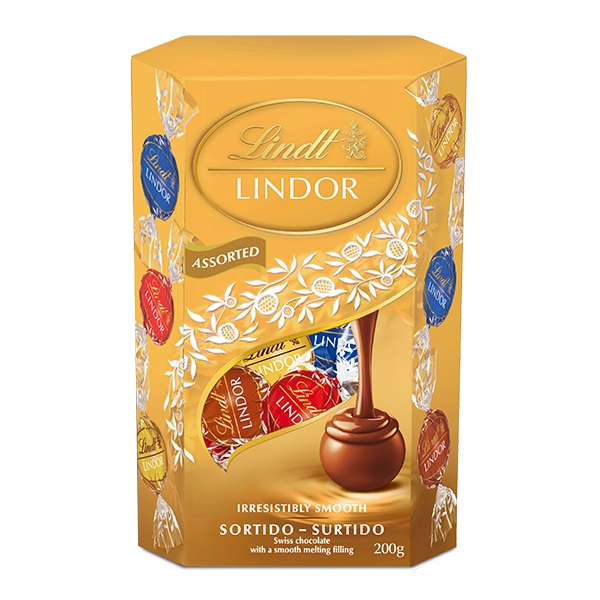 Chocolate Lindt Lindor Cornet Assort 200g