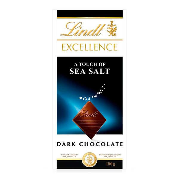 Chocolate Lindt Excel Sal Marina 100g