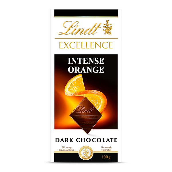 Chocolate Lindt  Excel Int Orange 100g