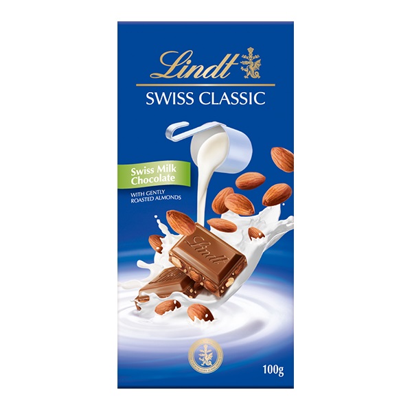 Chocolate Lindt Classic Almond 100g