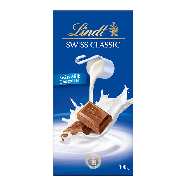 Chocolate Lindt Swiss Classic Milk 100g