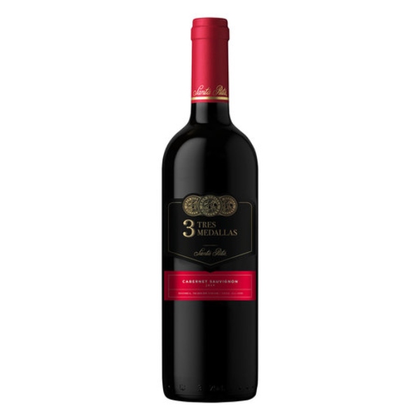 Vino Tinto Santa Rita 3 Medallas Cab Sauv 750ml