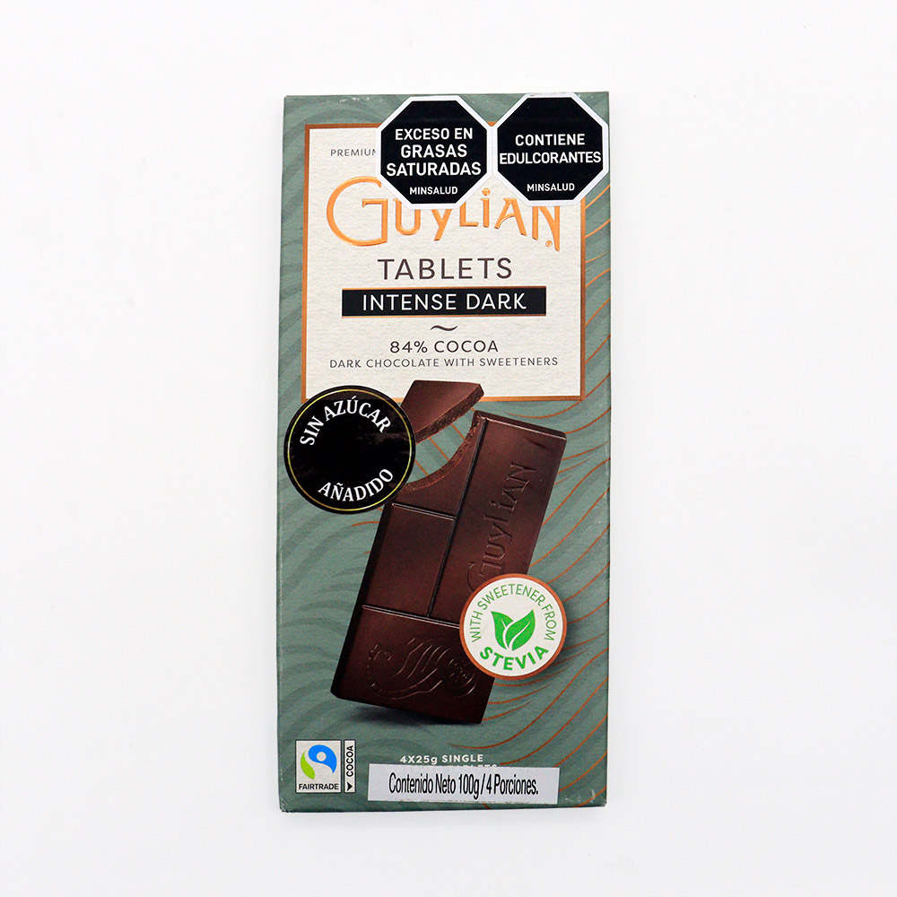 Chocolate Guylian Dark 84 Stevia 100g