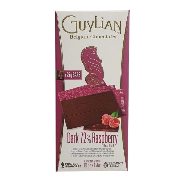 Chocolate Guylian Dark 72% Raspberry 100g