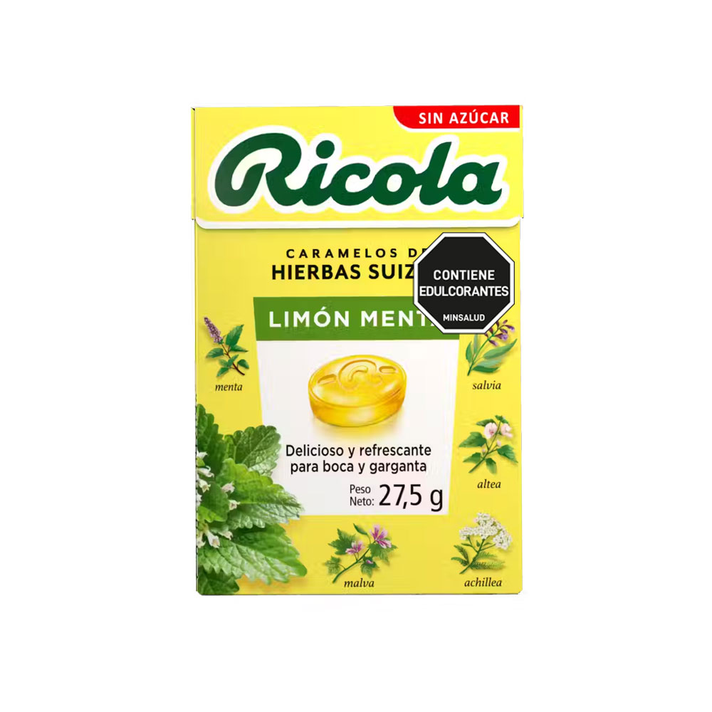 Dulce Ricola Limón Menta Sugar Free 27.5g