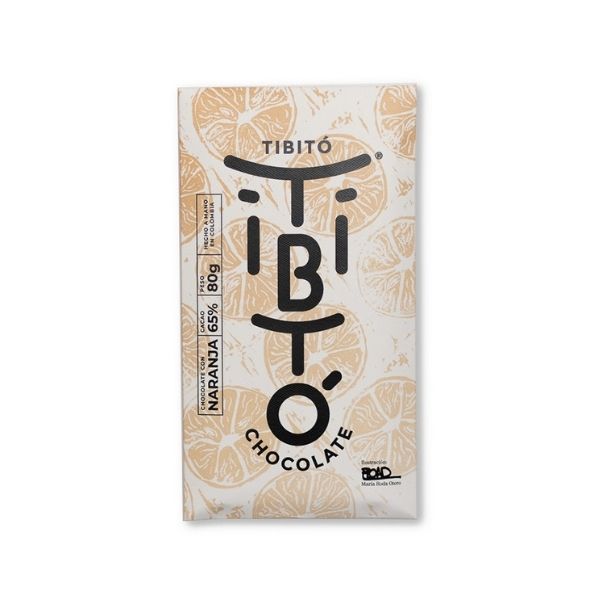 Chocolate Tibitó Naranja 65 Cacao 80g