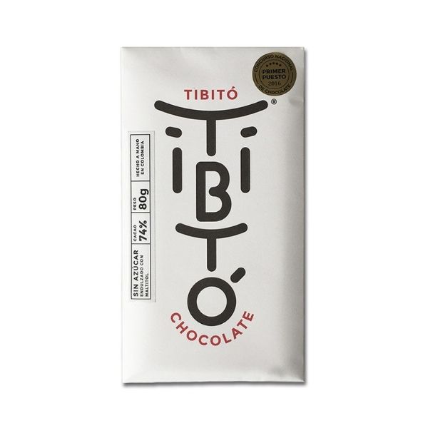 Chocolate Tibitó Sin Azúcar 74 80g