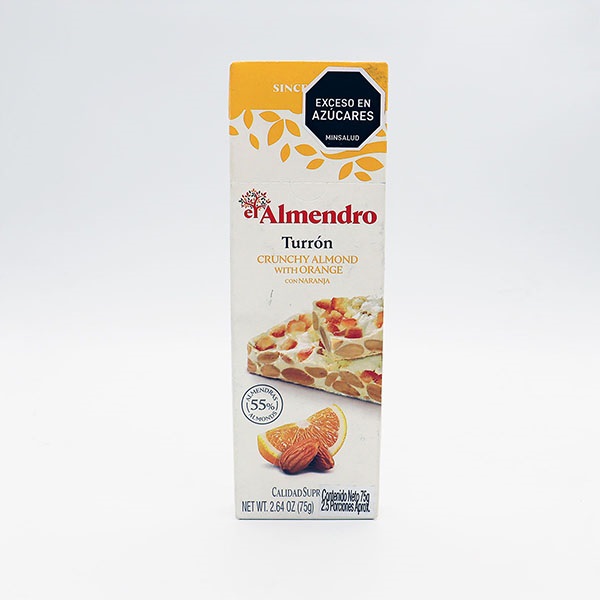 Turrón El Almendro Naranja 75g