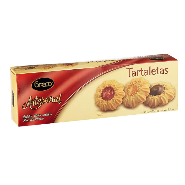 Galletas Greco Artesanal Tartaleta 150g