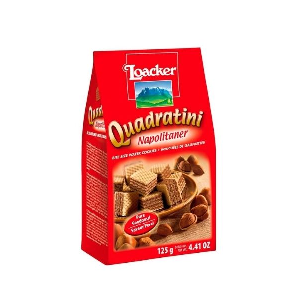 Galletas Loacker Quadratini Napolitaner 125g