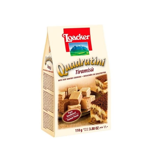 Galletas Loacker Quadratini Tiramisú 110g