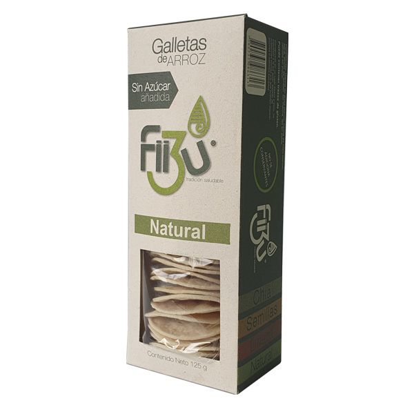 Galletas Fiizu Arroz Natural 125g