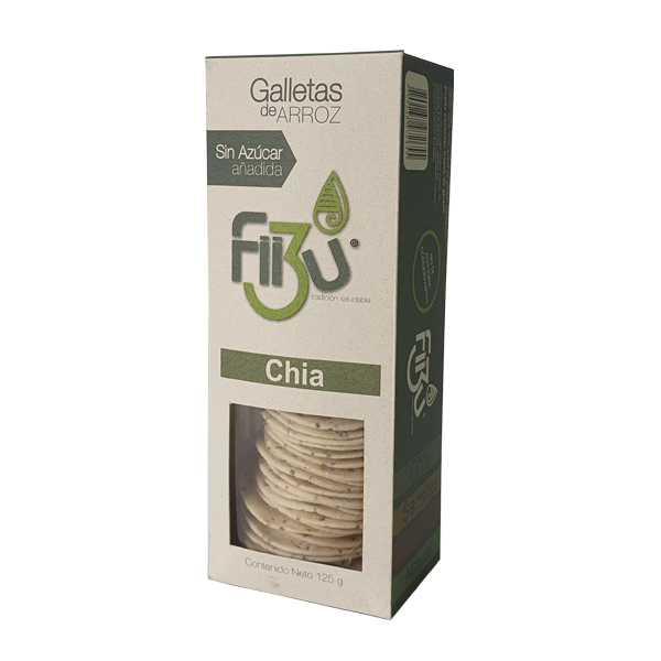 Galletas Fiizu Arroz Chía 125g