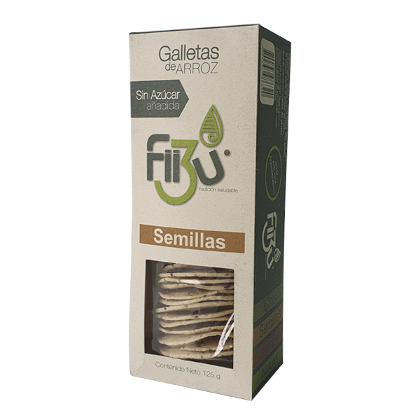 Galletas Fiizu Arroz Semillas 125g