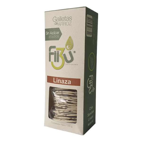 Galletas Fiizu Arroz Linaza 125g