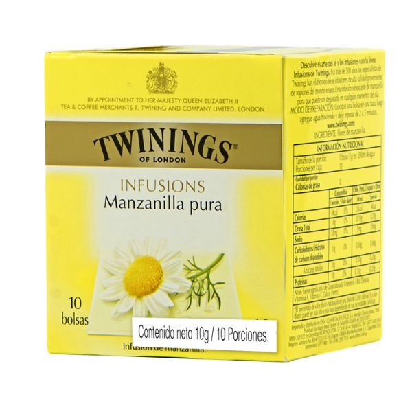 Infusión Twinings Manzanilla 10g
