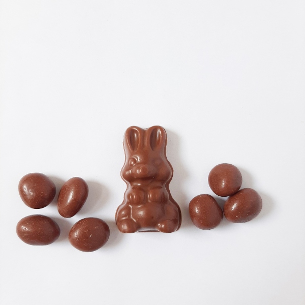 Chocolate Arlequín Huevos y Mini Conejo
