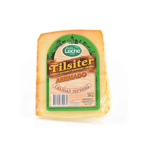 Queso Doña Leche Tilsiter Ahumado 200g