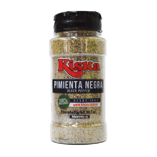 Condimento Pimienta Polvo Kiska 85g