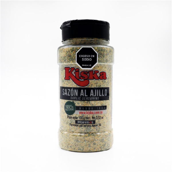 Condimento Sazon Al Ajillo Kiska 100g