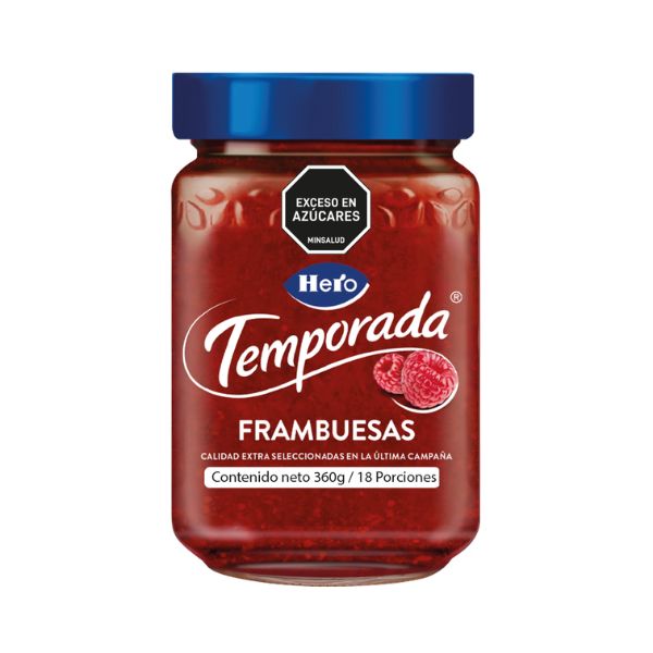 Mermelada Hero Frambuesa Temporada 360g