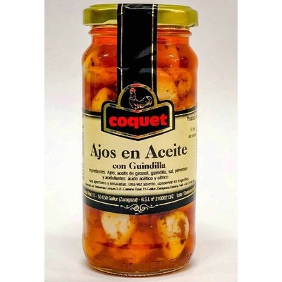 Ajos Coquet Aceite con Guindilla 220g