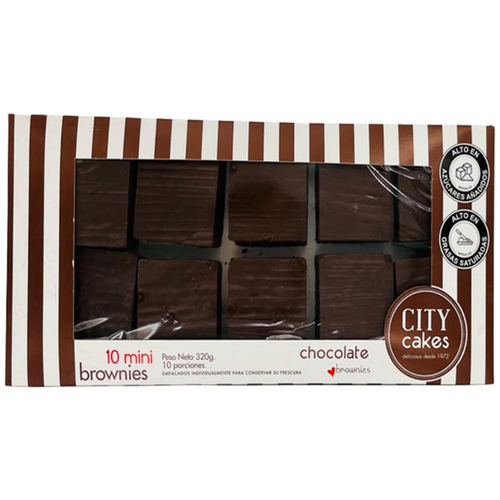 Brownie Amadeo Mini X 10und 320g