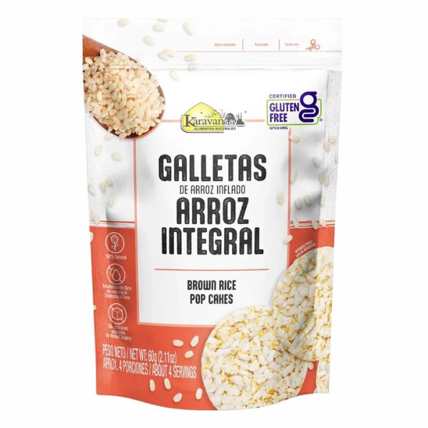 Galletas de Arroz Integral Karavansay 60g