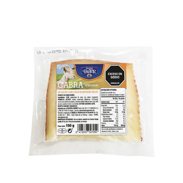 Queso La Factoría Cabra Semicurado 150g