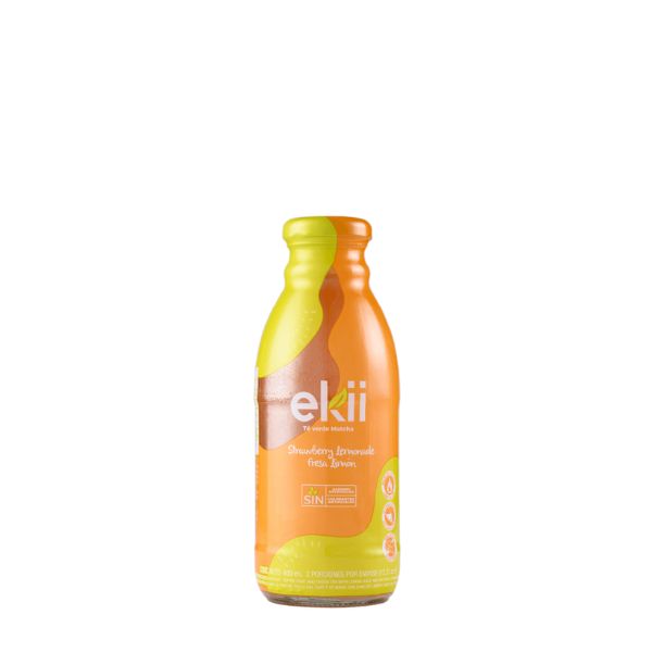 Té Verde Matcha con Fresa y Limón Ekii 400ml