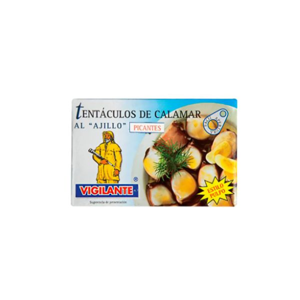 Tentáculos De Calamar Al Ajillo Vigilante 115g