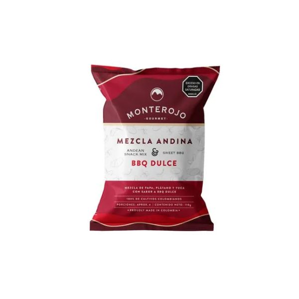 Papas Monterojo Mix Andina BBQ Dulce 30g