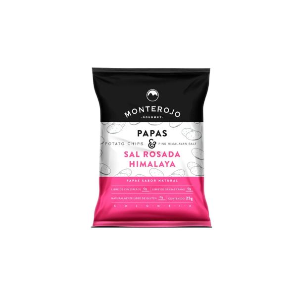 Papas Monterojo Sal Rosada 25g