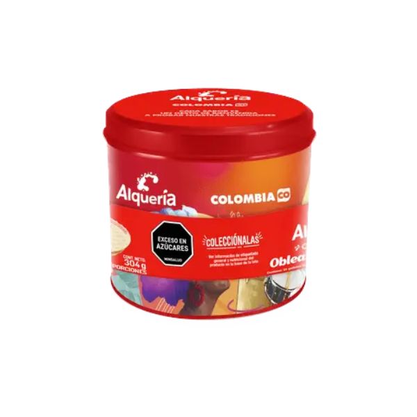 Obleas con Arequipe Alquería Lata 220g