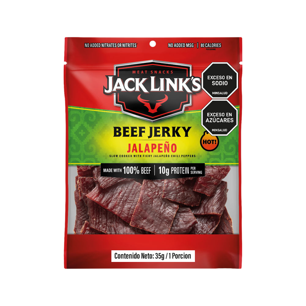 BEEF JERKY JALAPENO JACK LINKS 35g