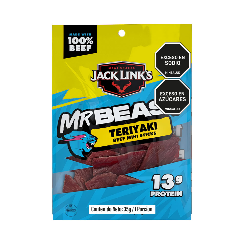 BEEF JERKY TERIYAKI JACK LINKS 35g