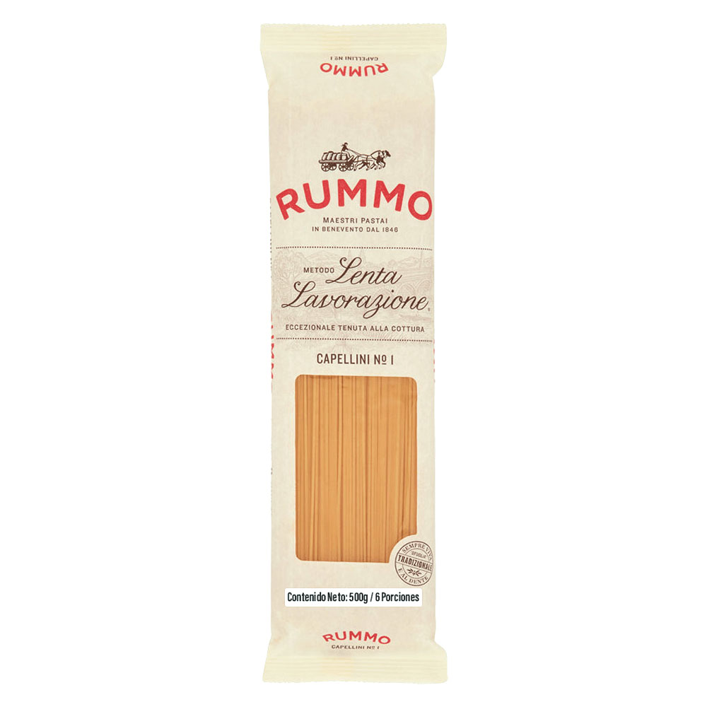 Pasta italiana Rummo Capellini 500g