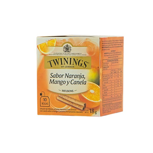 Infusión Twinings Naranja, Mango Y Canela 18g