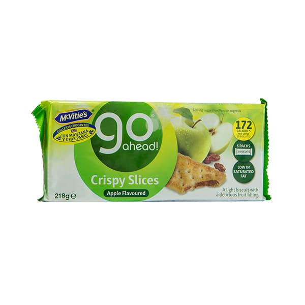 Galletas Go Ahead Apple y Sultana 218g