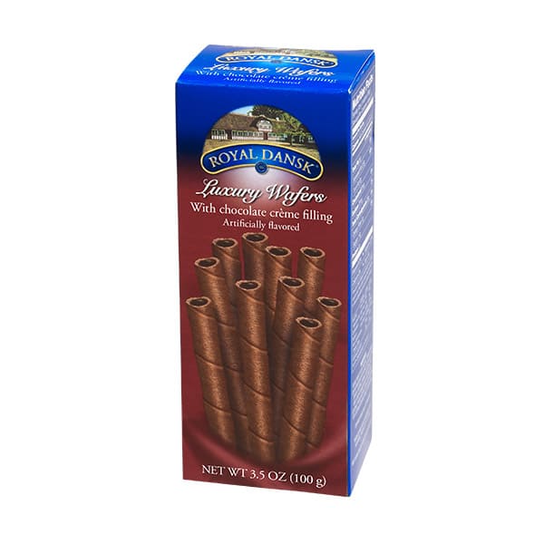 Galletas Royal Barquillo Chocolate Caj X100g