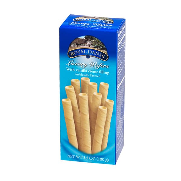 Galletas Royal Barquillo Vainilla Caj X100g